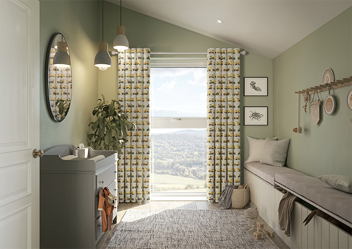 Construction Crew, Tarmac - Made to Measure Curtains - Image 14